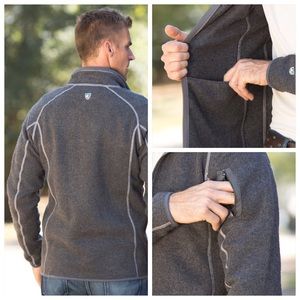 NWT Kuhl Scandinavian Full-Zip Fleece Jacket